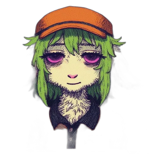hat, staff, face, mask, pixel art, anime, watercolor, cartoon transparent PNG cut-out