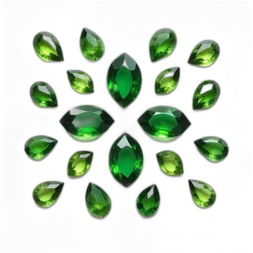 jewelry, crown, 3d render, photorealistic, concept art, green, collection, gemstones transparent PNG cut-out