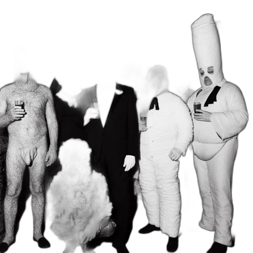 mask, staff, animal, creature, concept art, outer space, monochrome, outside transparent PNG cut-out