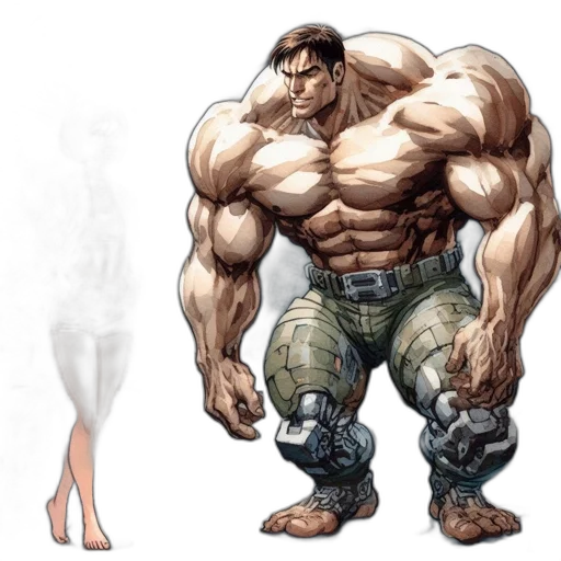 concept art, comic book art, 3d render, fantasy art, earth tones, two, individuals, one transparent PNG cut-out
