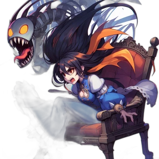 dragon, creature, staff, concept art, fantasy art, anime, pixel art, fire transparent PNG cut-out