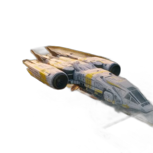 weapon, 3d render, concept art, photorealistic, fantasy art, outer space, futuristic, spacecraft transparent PNG cut-out