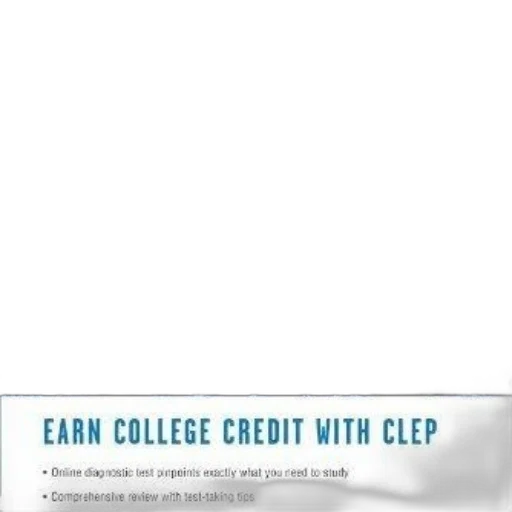 clep, algebra, earn, college, credit, book, cover, featuring transparent PNG cut-out