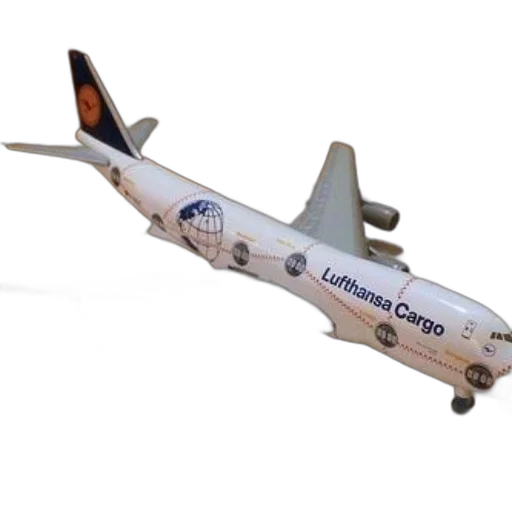 model, airplane, lufthansa, cargo, logo transparent PNG cut-out