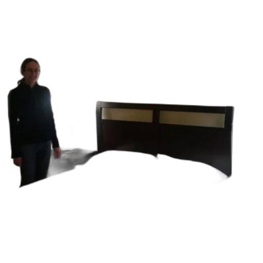 furniture, staff, 3d render, dark, woman, stands, bedroom, neatly transparent PNG cut-out