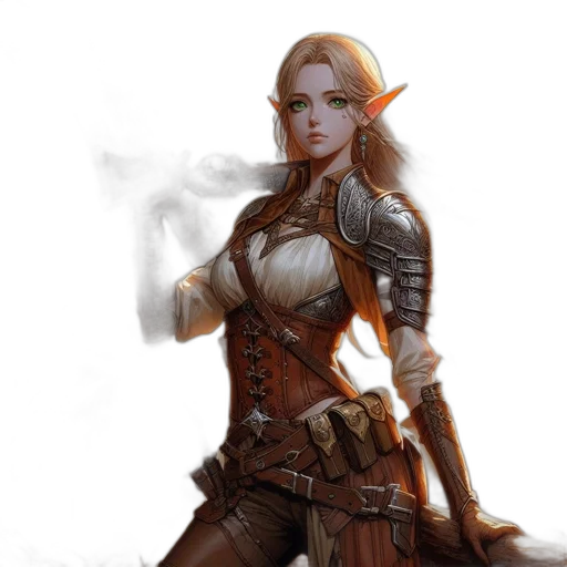 staff, fantasy art, concept art, comic book art transparent PNG cut-out