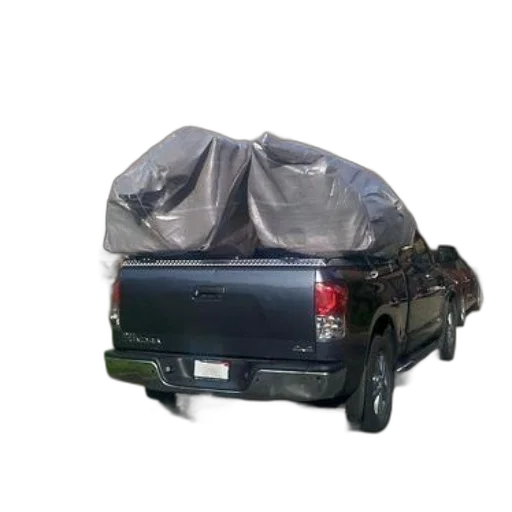 car, jacket, hat, umbrella, 3d render, black, pickup, truck transparent PNG cut-out