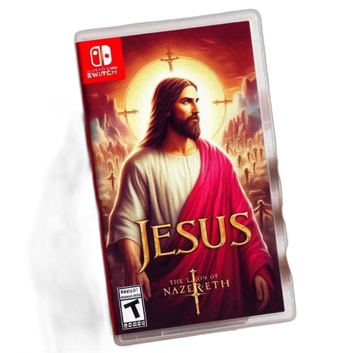 concept art, 3d render, game, case, jesus, lion, nazareth, nintendo transparent PNG cut-out