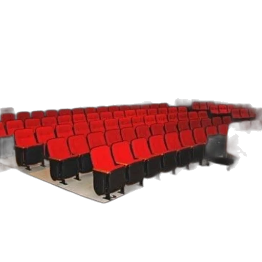 furniture, staff, crown, 3d render, concept art, well-lit, auditorium, red transparent PNG cut-out