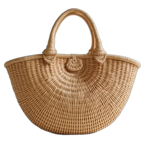 hat, jewelry, earth tones, woven transparent PNG cut-out