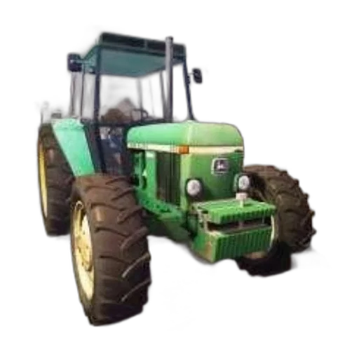 robot, weapon, concept art, pixel art, 3d render, green, tractor, large transparent PNG cut-out