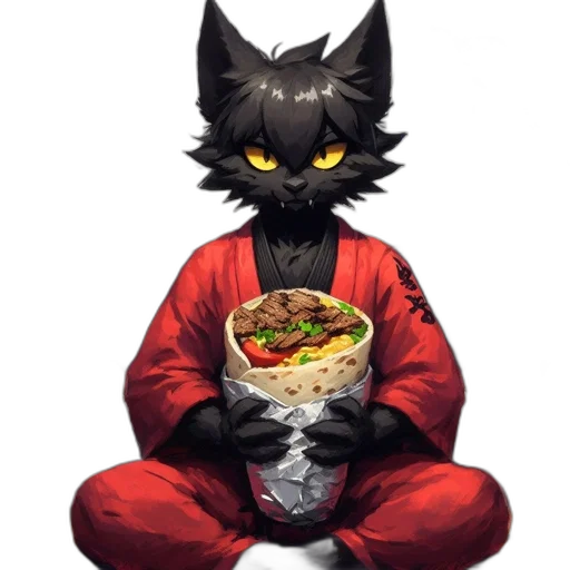 food, animal, mask, staff, pixel art, concept art, fantasy art, anime transparent PNG cut-out