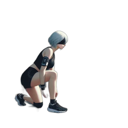 weapon, dress, robot, creature, 3d render, concept art, pixel art, cyberpunk transparent PNG cut-out
