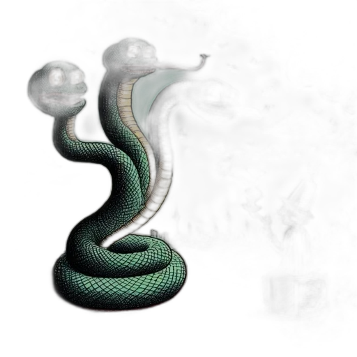 dragon, staff, mask, creature, concept art, 3d render, fantasy art, photorealistic transparent PNG cut-out