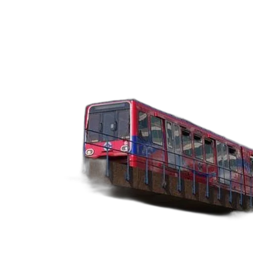car, 3d render, concept art, photorealistic, red, train, passes, modern transparent PNG cut-out