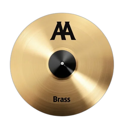 brass, cymbal, smooth, reflective, surface, black, center, hole transparent PNG cut-out