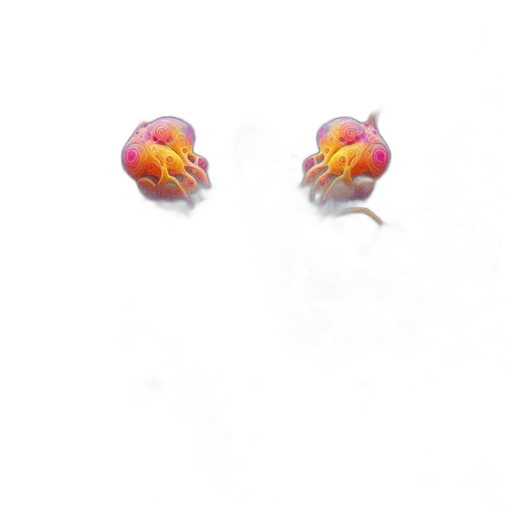 jewelry, crown, hair, creature, concept art, pixel art, 3d render, vaporwave transparent PNG cut-out