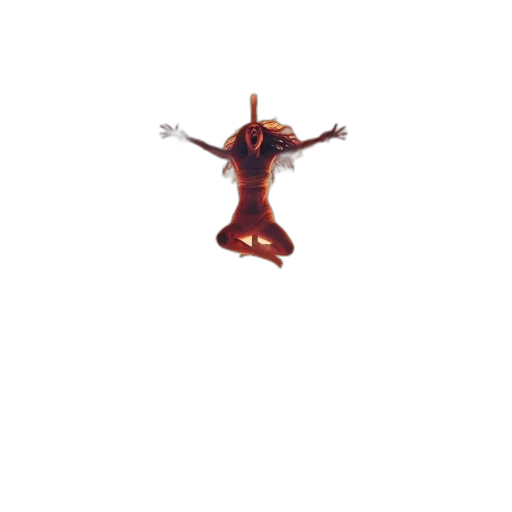 creature, hair, animal, dress, 3d render, concept art, pixel art, photorealistic transparent PNG cut-out