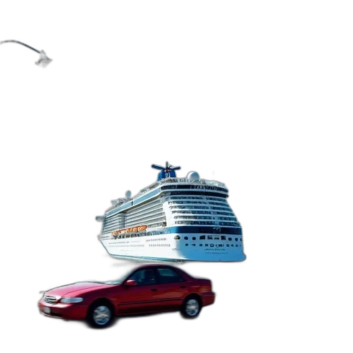 car, hat, crown, weapon, concept art, 3d render, photorealistic, city street transparent PNG cut-out