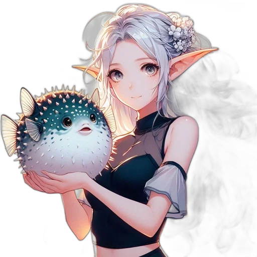 dragon, staff, creature, mask, fantasy art, pixel art, concept art, anime transparent PNG cut-out