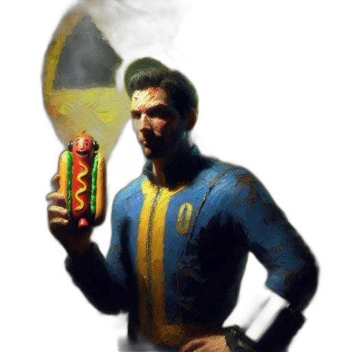 food, sword, staff, robot, concept art, comic book art, fantasy art, pixel art transparent PNG cut-out