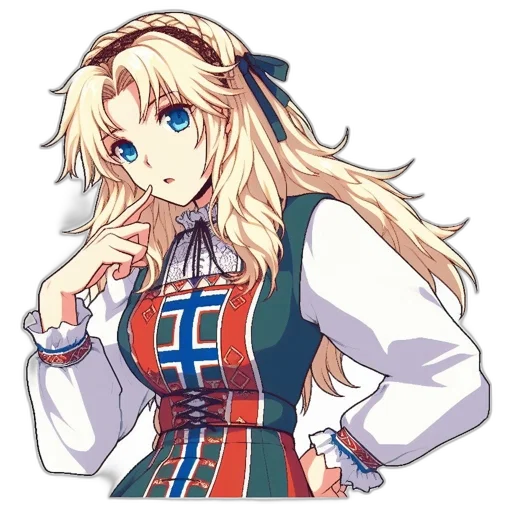 dress, staff, jacket, face, anime, pixel art, cartoon, concept art transparent PNG cut-out