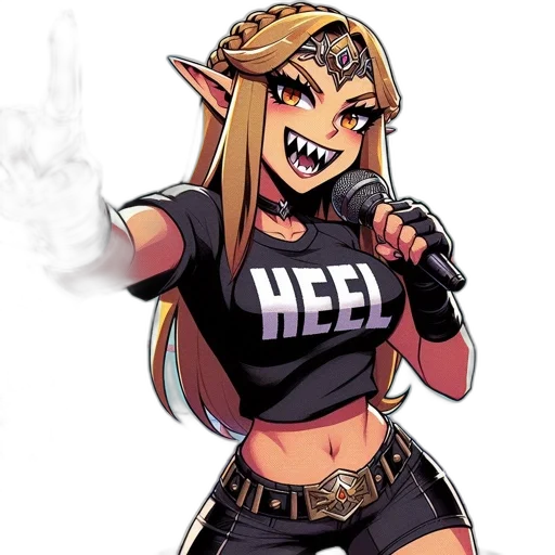 weapon, pixel art, concept art, comic book art, anime, animated, character, elf transparent PNG cut-out