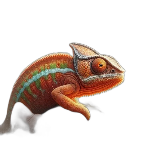 dragon, creature, animal, staff, photorealistic, 3d render, concept art, watercolor transparent PNG cut-out