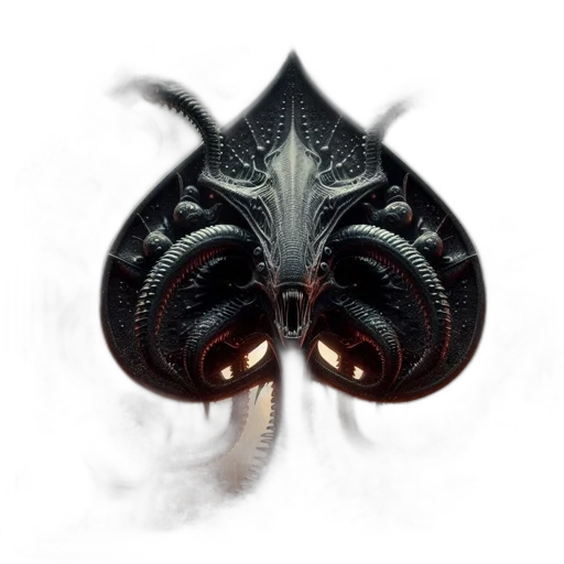 mask, dragon, creature, staff, concept art, fantasy art, 3d render, pixel art transparent PNG cut-out