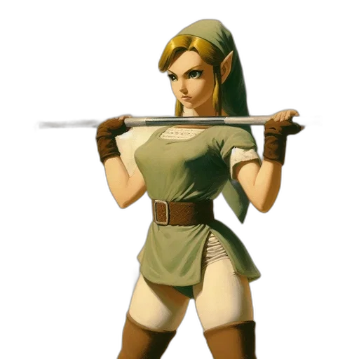 staff, sword, weapon, concept art, fantasy art, pixel art, comic book art, earth tones transparent PNG cut-out