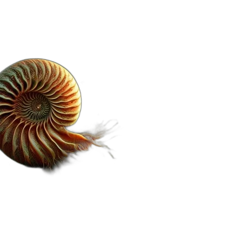 animal, hair, creature, food, 3d render, photorealistic, concept art, underwater transparent PNG cut-out