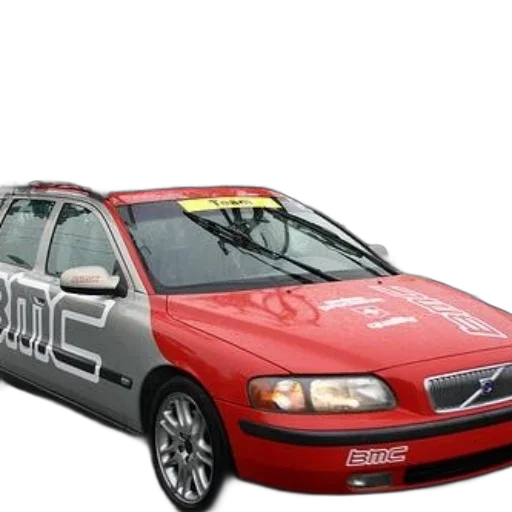 car, photorealistic, 3d render, red, white, bmc, hood, roof transparent PNG cut-out