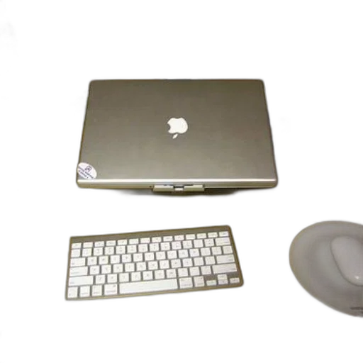 jewelry, 3d render, wooden, desk, apple, laptop, keyboard, mouse transparent PNG cut-out