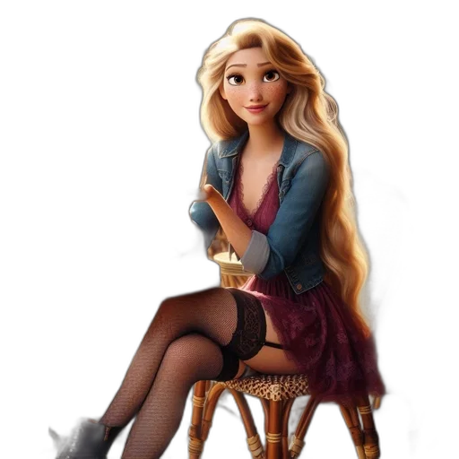 dress, furniture, staff, jacket, 3d render, concept art, fantasy art, cartoon transparent PNG cut-out