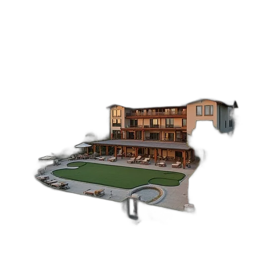 building, 3d render, concept art, photorealistic transparent PNG cut-out