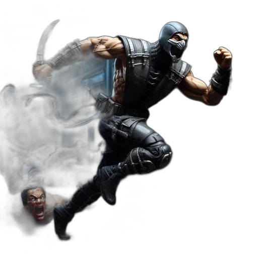 mask, concept art, comic book art, fantasy art, 3d render, muscular, character, clad transparent PNG cut-out