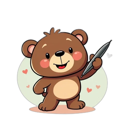 staff, weapon, animal, pixel art, concept art, cartoon, fantasy art, stylized transparent PNG cut-out