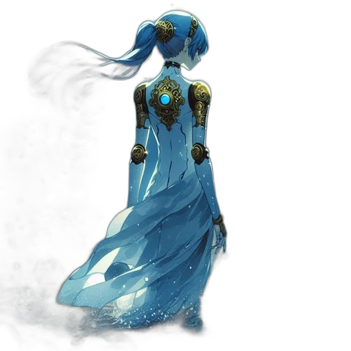 dress, mask, jewelry, staff, concept art, fantasy art, watercolor, pixel art transparent PNG cut-out