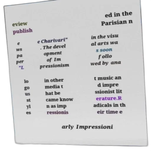 image, contains, text, discussing, development, impressionism, various, media transparent PNG cut-out