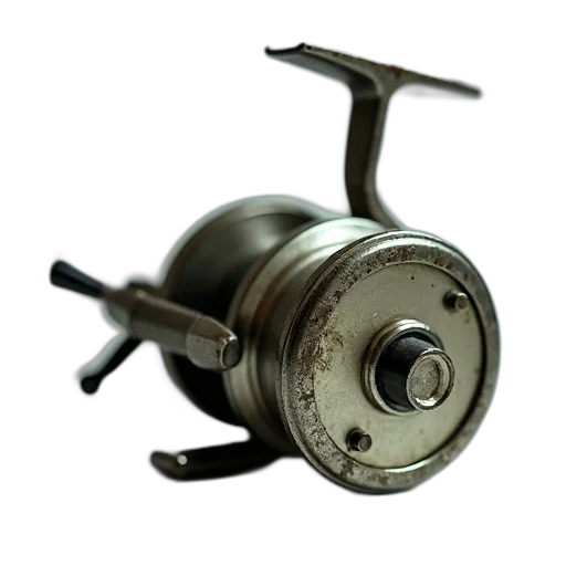 weapon, robot, 3d render, photorealistic, close-up, image, vintage, fishing transparent PNG cut-out