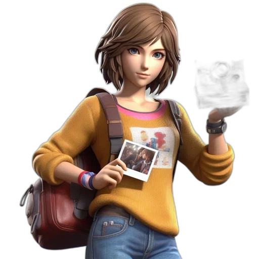 jacket, face, staff, weapon, concept art, 3d render, photorealistic, fantasy art transparent PNG cut-out