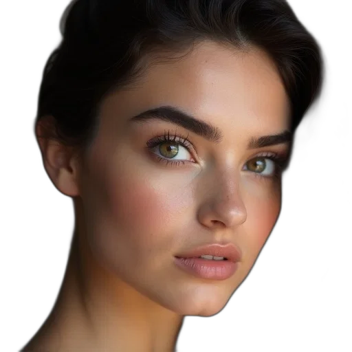 face, crown, jewelry, hair transparent PNG cut-out