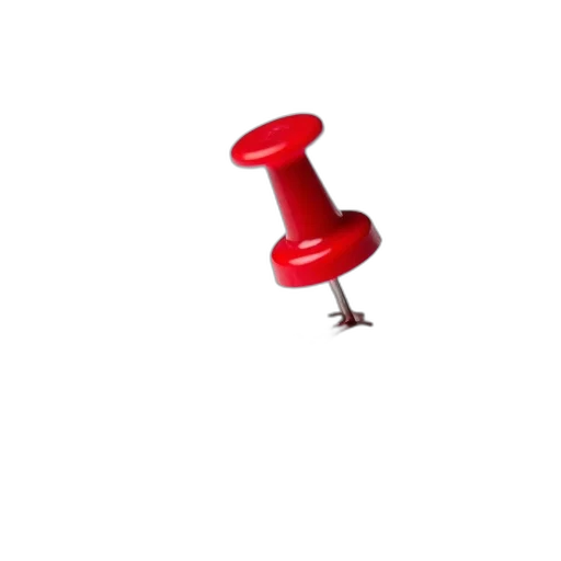 furniture, staff, jewelry, weapon, 3d render, red, thumbtack, highlighted transparent PNG cut-out