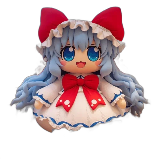 creature, dress, hat, food, 3d render, anime, concept art, oversized transparent PNG cut-out