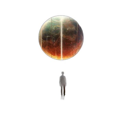 creature, staff, robot, concept art, pixel art, fantasy art, 3d render, outer space transparent PNG cut-out