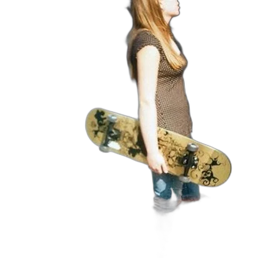 photorealistic, 3d render, concept art, cartoon, woman, brown, shirt, holds transparent PNG cut-out