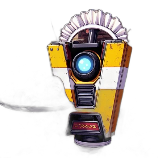 robot, staff, weapon, concept art, 3d render, bustling, japanese, bakery transparent PNG cut-out