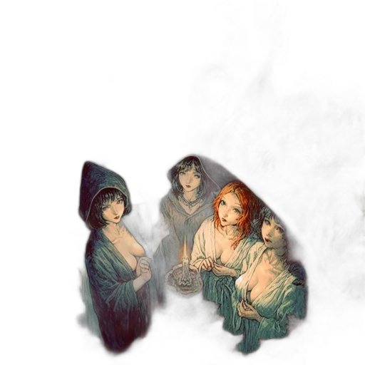 staff, fantasy art, concept art, comic book art, watercolor, fog, fire, snow transparent PNG cut-out