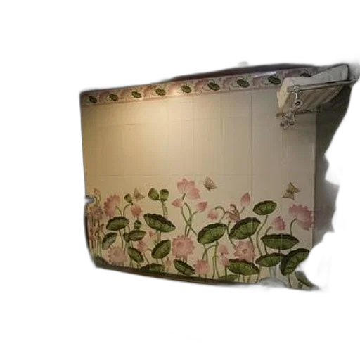 furniture, umbrella, crown, flower, 3d render, photorealistic, concept art, bathroom transparent PNG cut-out