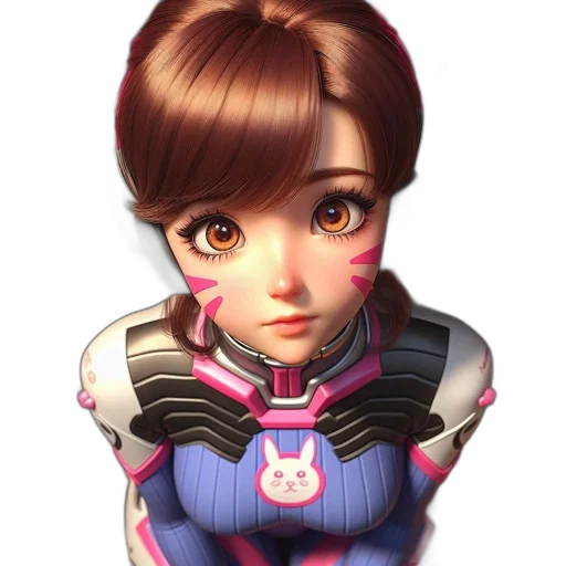 face, robot, weapon, concept art, 3d render, anime, photorealistic, pastel transparent PNG cut-out